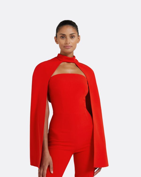 Agnes Cherry Red Harness With Myrine Jumpsuit - Image 3