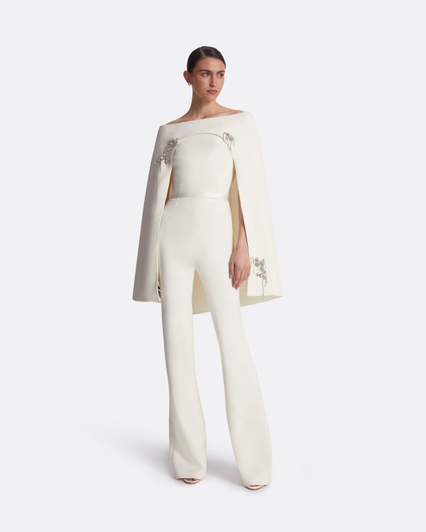 Manorel Ivory Harness & Myrine Jumpsuit
