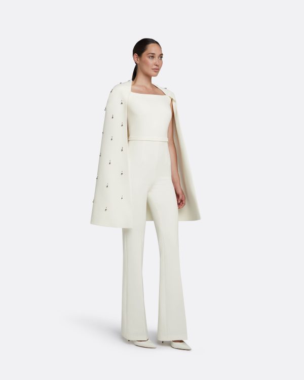 Cinzia Ivory Jumpsuit - Image 4