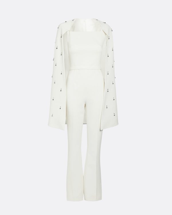 Cinzia Ivory Jumpsuit - Image 5