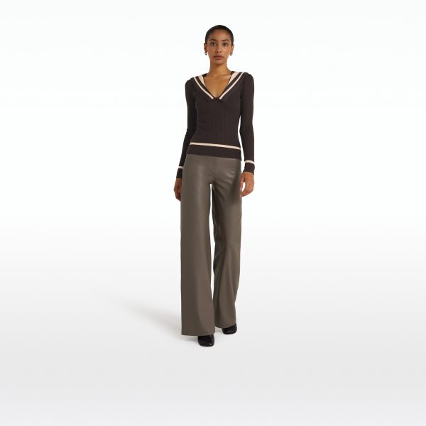 Odette Dark Mocha & Powder Knit - Image 7