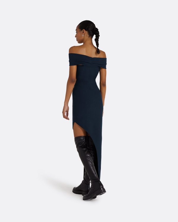 Nouvia Navy Knit Dress - Image 2