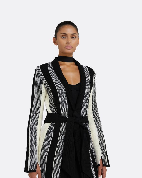 Aiko Multicolour Black/Buttermilk Knit - Image 3