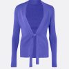 Mani Anemone Blue Knit Cardigan - Image 5