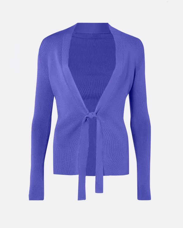 Mani Anemone Blue Knit Cardigan - Image 5
