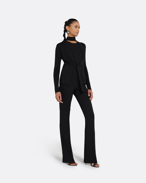 Mani Black Knit Cardigan - Image 4