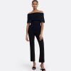 Kora Navy Knit Top
