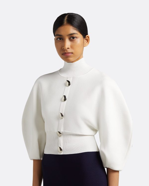 Lena Ivory Knit Top - Image 6