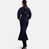 Lena Navy Knit Top - Image 2