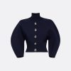 Lena Navy Knit Top - Image 5