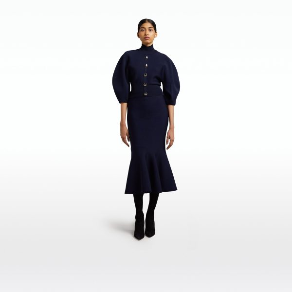 Lena Navy Knit Top - Image 6