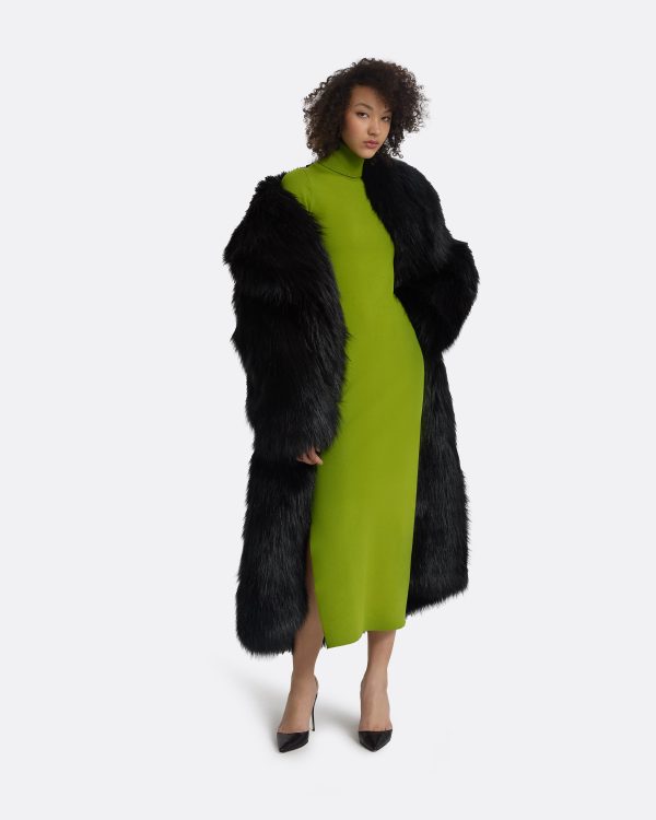 Myaree Olive Knit Midi Dress - Image 5