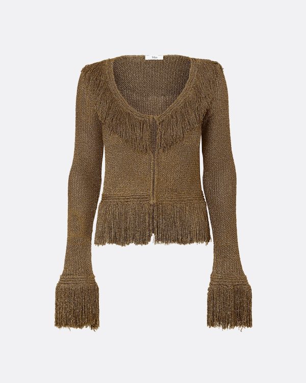 Scarlett Gold Knit Jacket - Image 5