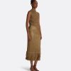 Remmie Gold Knit Skirt