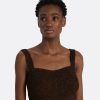 Geena Deep Brown Knit Top - Image 3