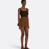 Geena Deep Brown Knit Top - Image 4