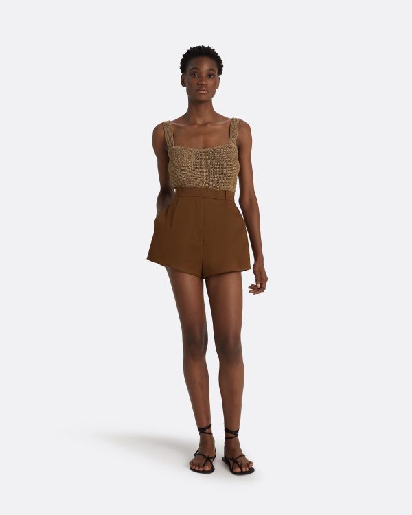 Geena Gold Knit Top