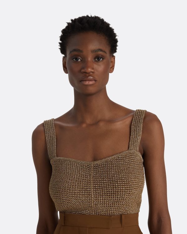 Geena Gold Knit Top - Image 3