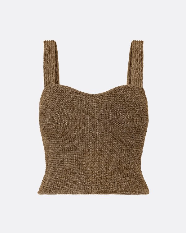 Geena Gold Knit Top - Image 5