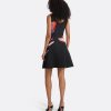 Yara Black Knit Short Dress - Image 2