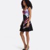 Yara Black Knit Short Dress - Image 4