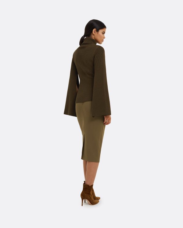 Gigi Light Khaki & Dark Khaki Knit - Image 2