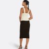 Sabah Dark Mocha Crochet Skirt - Image 2
