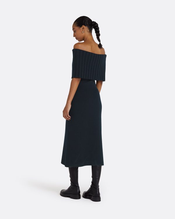 Risette Navy Knit Dress - Image 2