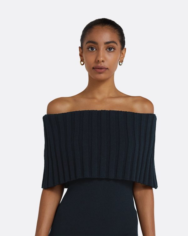 Risette Navy Knit Dress - Image 3