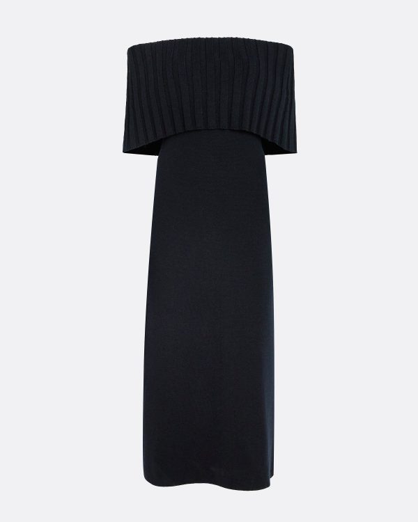 Risette Navy Knit Dress - Image 5