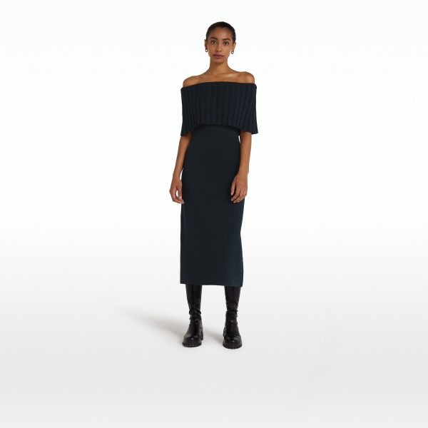 Risette Navy Knit Dress - Image 6