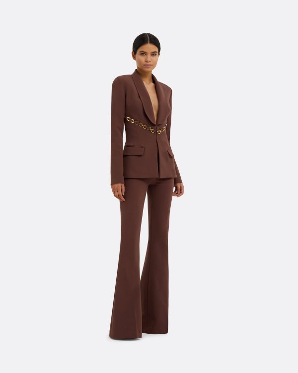 Halluana Pecan Brown Trousers - Image 3