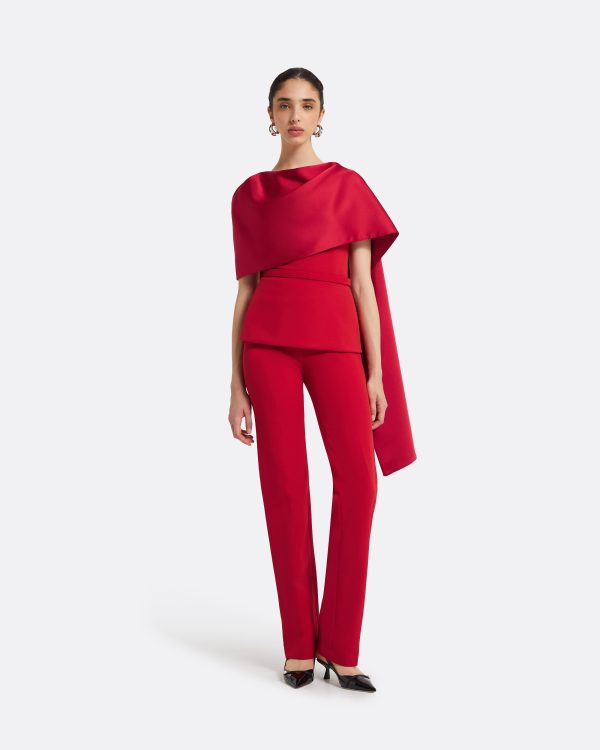 Goldie Dazzling Red Trousers - Image 3