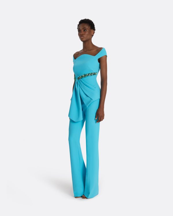 Alexa Aquamarine Trousers