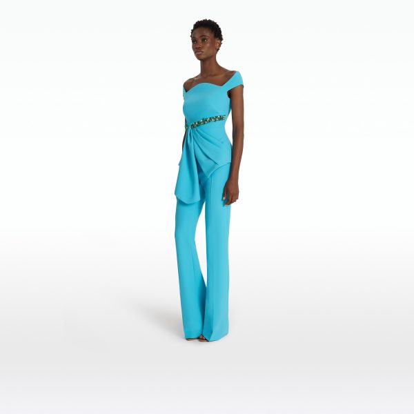 Alexa Aquamarine Trousers - Image 5