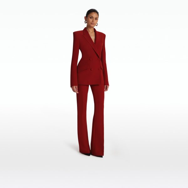 Alexa Azalea Red Trousers - Image 5