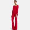 Alexa Crimson Trousers