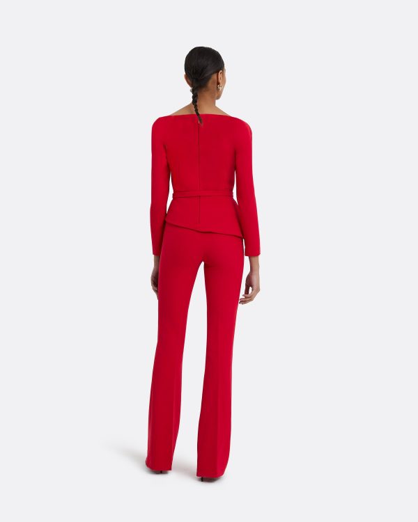 Alexa Crimson Trousers - Image 2