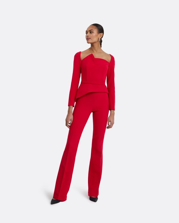 Alexa Crimson Trousers - Image 3