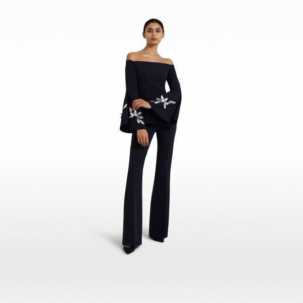 Alexa Midnight Navy Trousers - Image 5