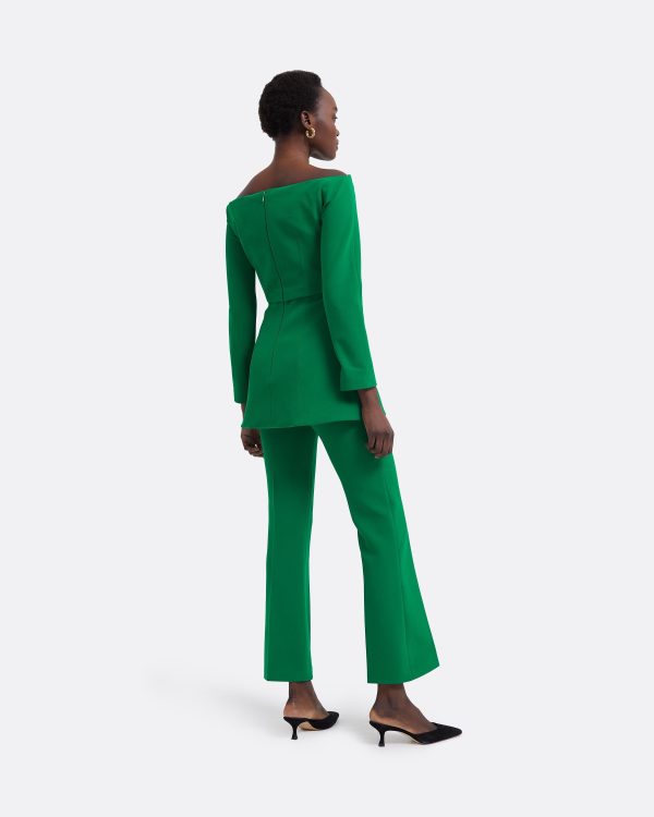 Mari Jewel Green Trousers - Image 2