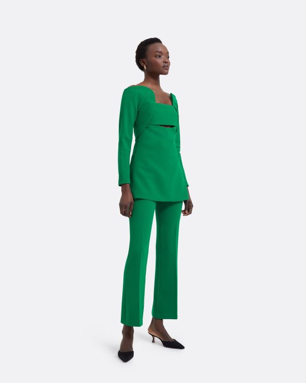 Mari Jewel Green Trousers - Image 3