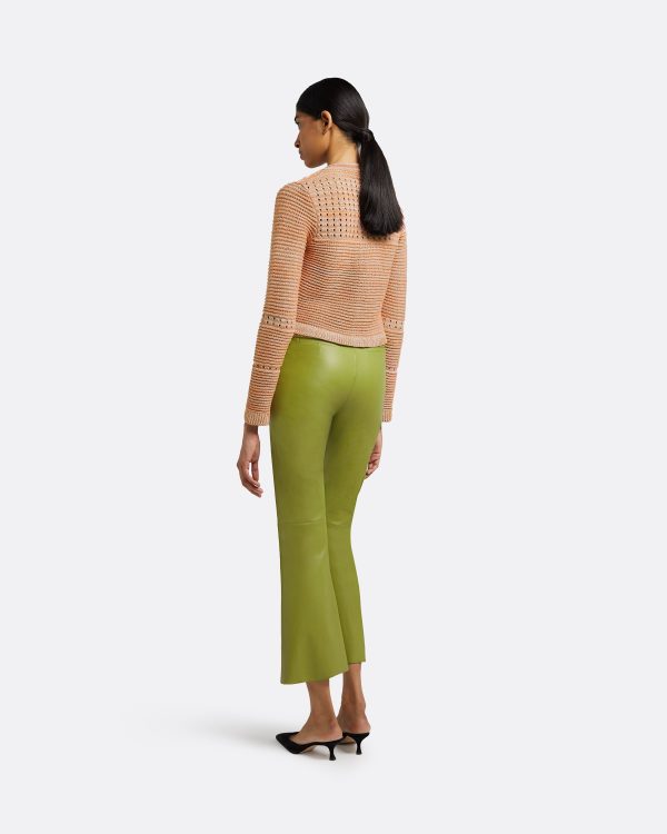 Mari Woodbine Vegan Leather Trousers - Image 2