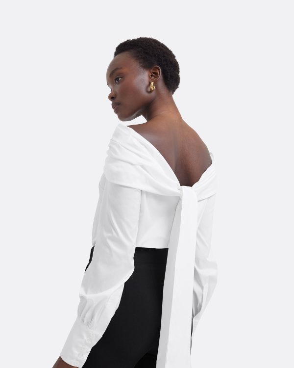 Tilly Ivory Cotton Shirt - Image 5