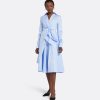 Asteria Soft Sky Cotton Dress
