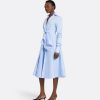 Asteria Soft Sky Cotton Dress - Image 4