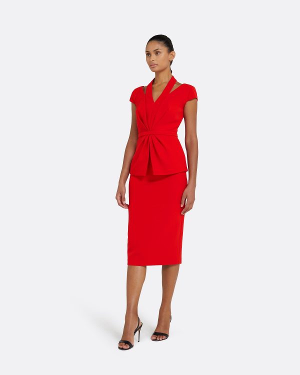 Hokoku Cherry Red Skirt - Image 3