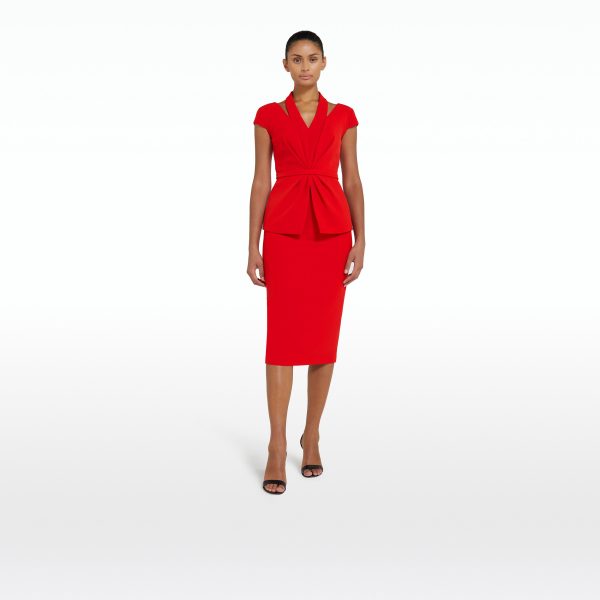 Hokoku Cherry Red Skirt - Image 5