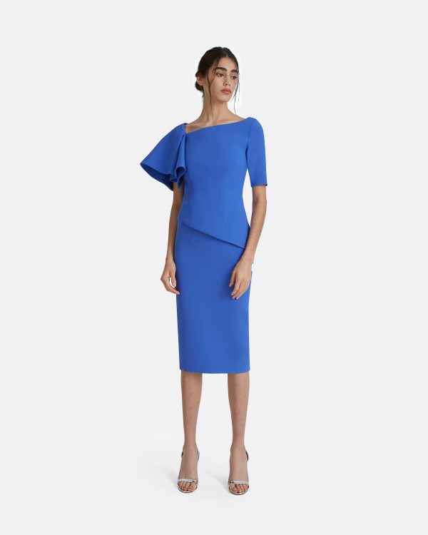 Hokoku Cobalt Blue Skirt - Image 3