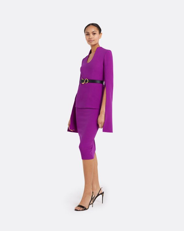 Hokoku Magenta Skirt - Image 3